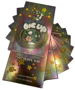 one up mushroom chocolate bar