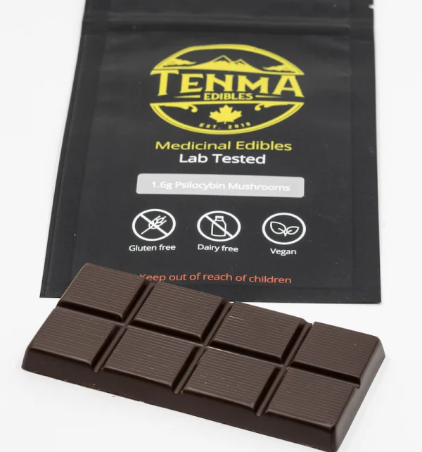 mushroom chocolate bar